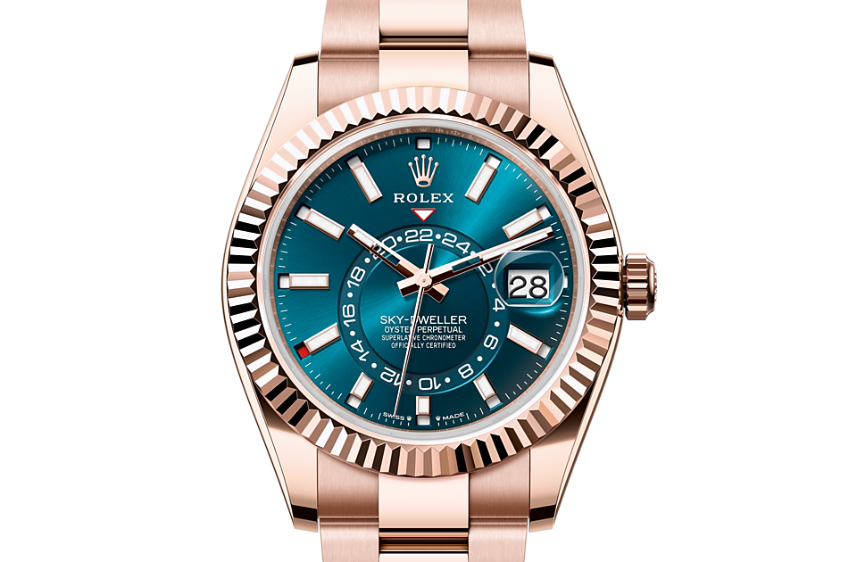 Rolex Sky-Dweller Oyster 42 mm Everose gold M336935-0001